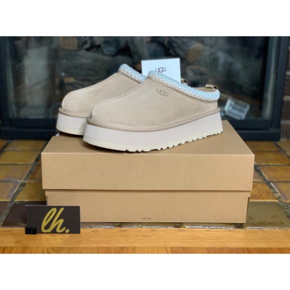 Women’s 9 Ugg Tazz Platform Slipper “Sand” 1122553-SAN - Picture 4 of 11